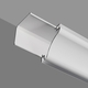 Biely hliníkový profil pre nepriame obojstranné osvetlenie XW40