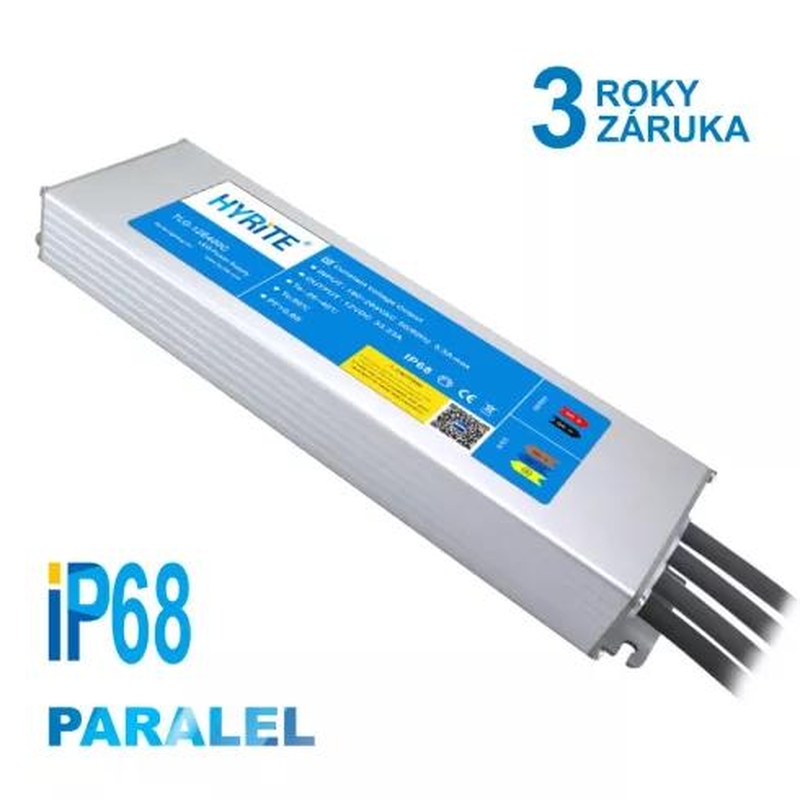 Slim napájací  zdroj pre LED 400W/24V pararelne zapojiteľný IP68