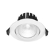 LED svietidlo zápustne CIRCULUS biele, 8W, teplá biela, 230V, IP65