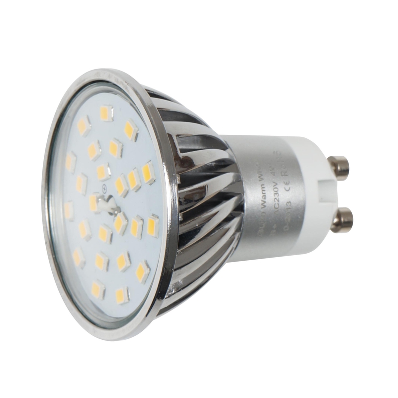 LED žiarovka 4,5W, GU10, studená biela, SMD2835