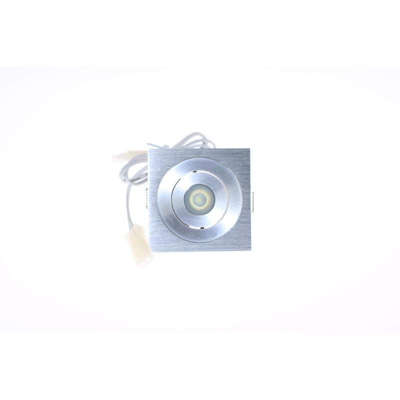 Zápustné LED svietidlo DLR03, studená biela, 3W, 12V, IP20