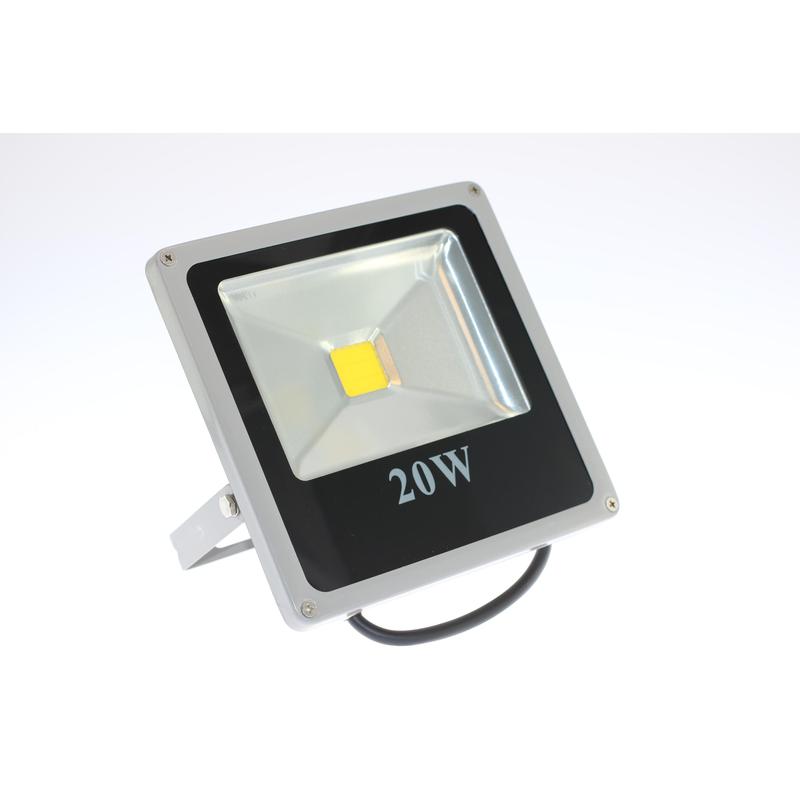 LED reflektor 20W, studená biela, 230V, IP67