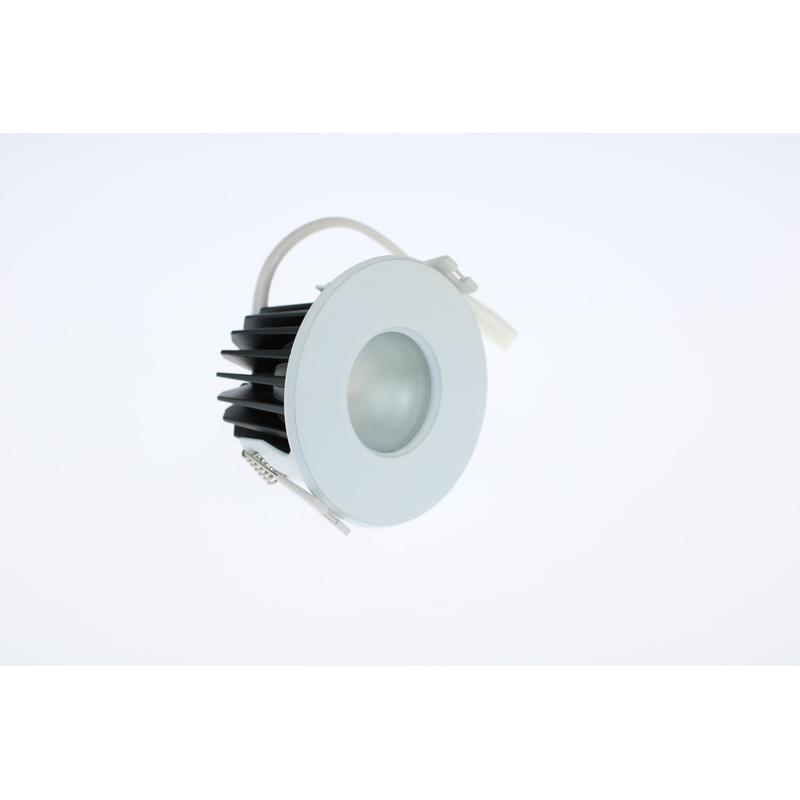 Exteriérové LED svietidlo okrúhle, 9W, studená biela, 230V, IP65