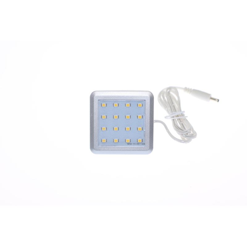 Povrchové LED svietidlo S55H, teplá biela, 1,3W, 12V, IP20