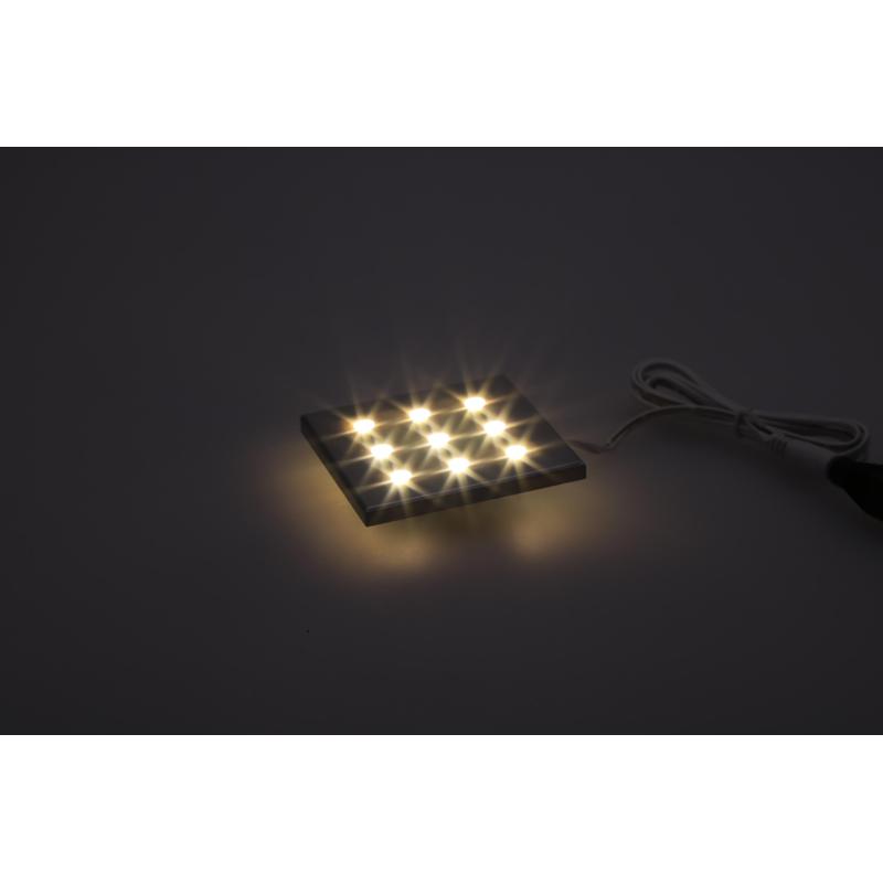 Povrchové LED svietidlo S68H, teplá biela, 2W, 12V, IP20