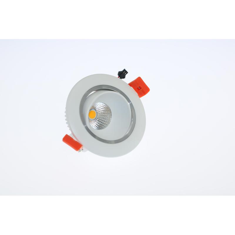 Zápustné bodové LED svietidlo DWR, 6W, teplá biela, 230V, IP20