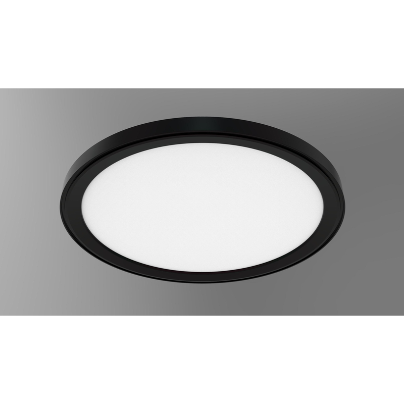Prisadené LED svietidlo kruhové, čierne,  30W, SMART - CCT 230V