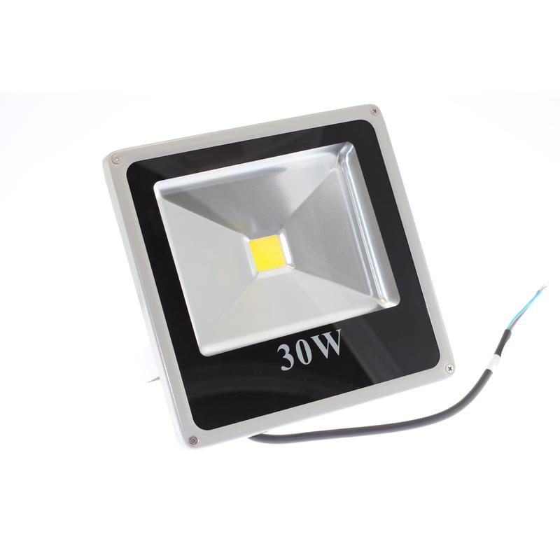 LED reflektor 30W, neutrálna biela, 230V, IP67