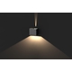 LED svietidlo fasádne so senzorom WALLCUBE čierne, 10W, teplá biela, 230V
