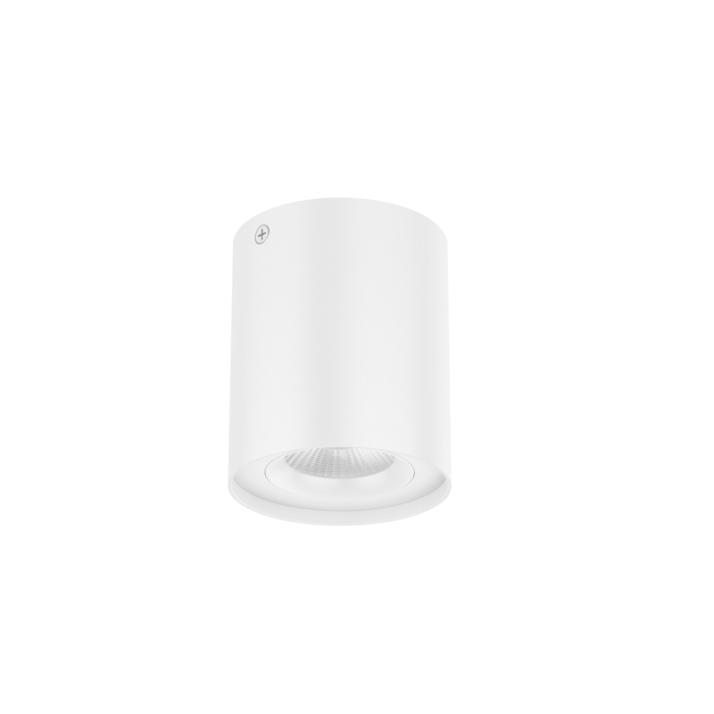 LED svietidlo stropné TUBE biele, 6W, teplá biela, 230V, IP54