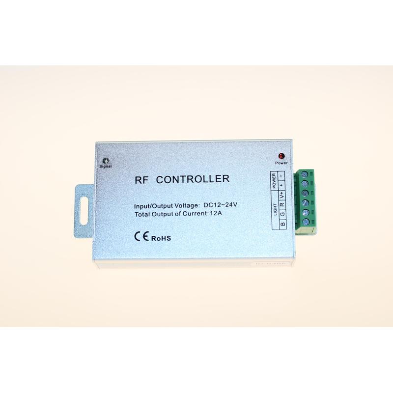 Set diaľkový ovládač+prijímač 20BH pre RGB LED pásy, 1-kanálový