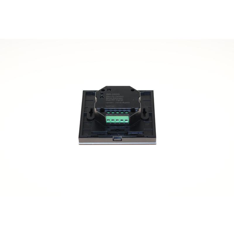 Nástenný diaľkový RGBW ovládač 2820-B dotykový, 4-kanálový