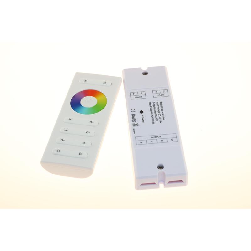 Set diaľkový ovládač+prijímač 2839 pre RGB LED pásy, 1-kanálový