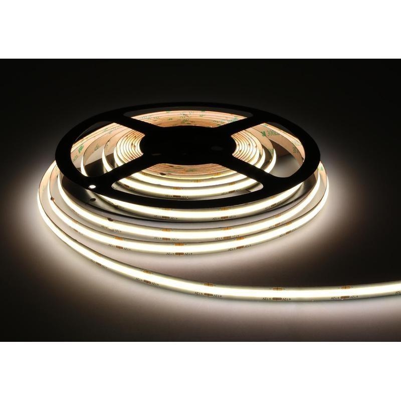 LED pás, COB, 480pcs/m, 12W, IP20, neutrálna biela, 24V, šírka 8mm