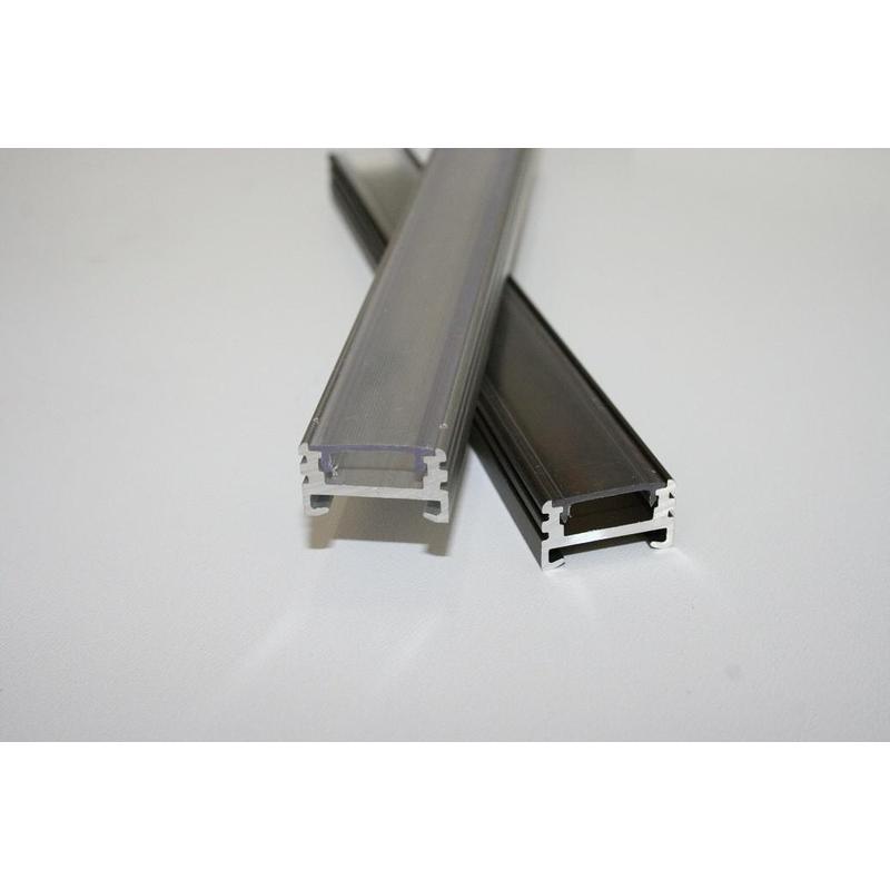 Povrchový hliníkový profil XC06, strieborný, 19x11mm