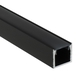 Povrchový hliníkový profil CC25, čierny, 16x14mm