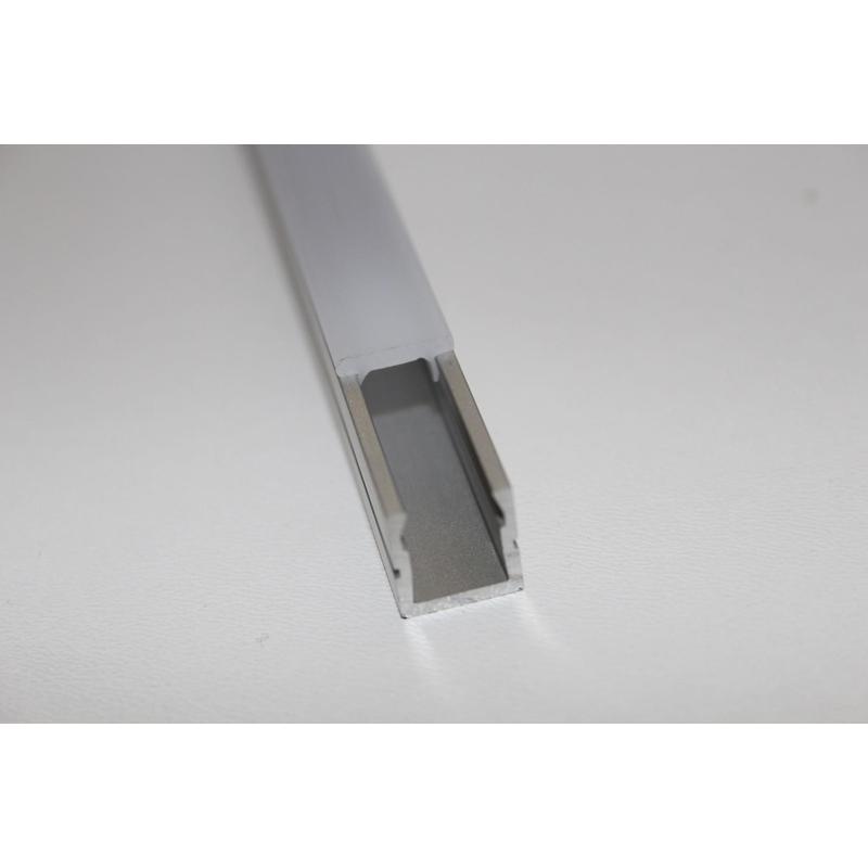 Povrchový hliníkový profil XC27, strieborný, 11x12mm