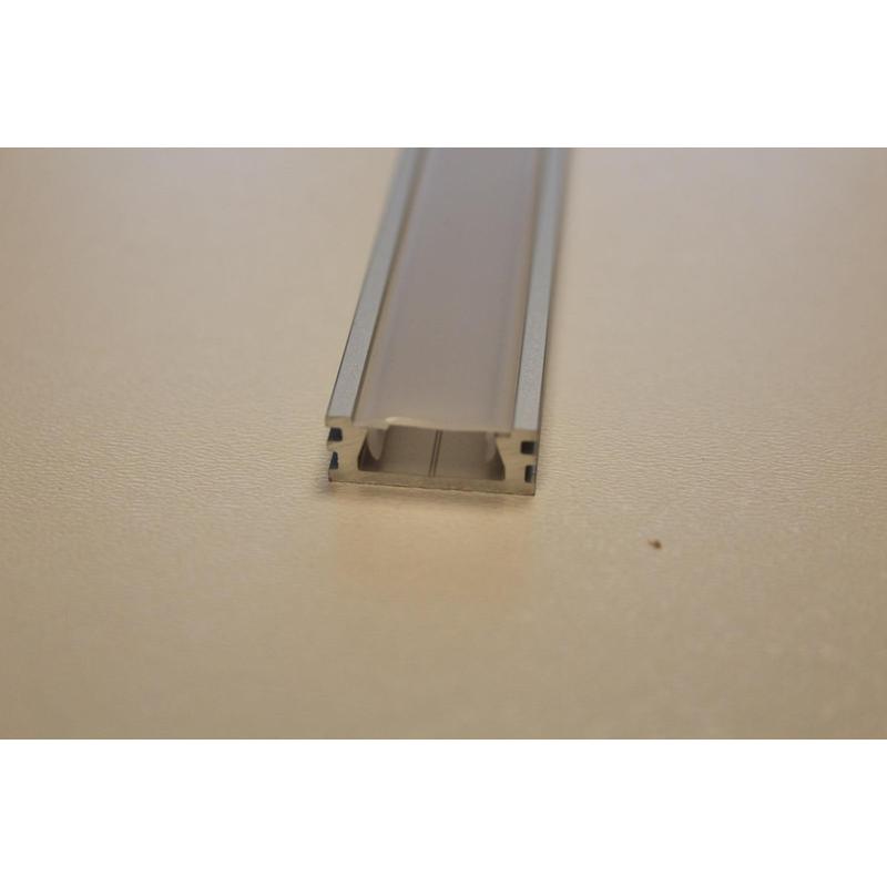 Povrchový hliníkový profil XC29, strieborný, 19x7,5mm