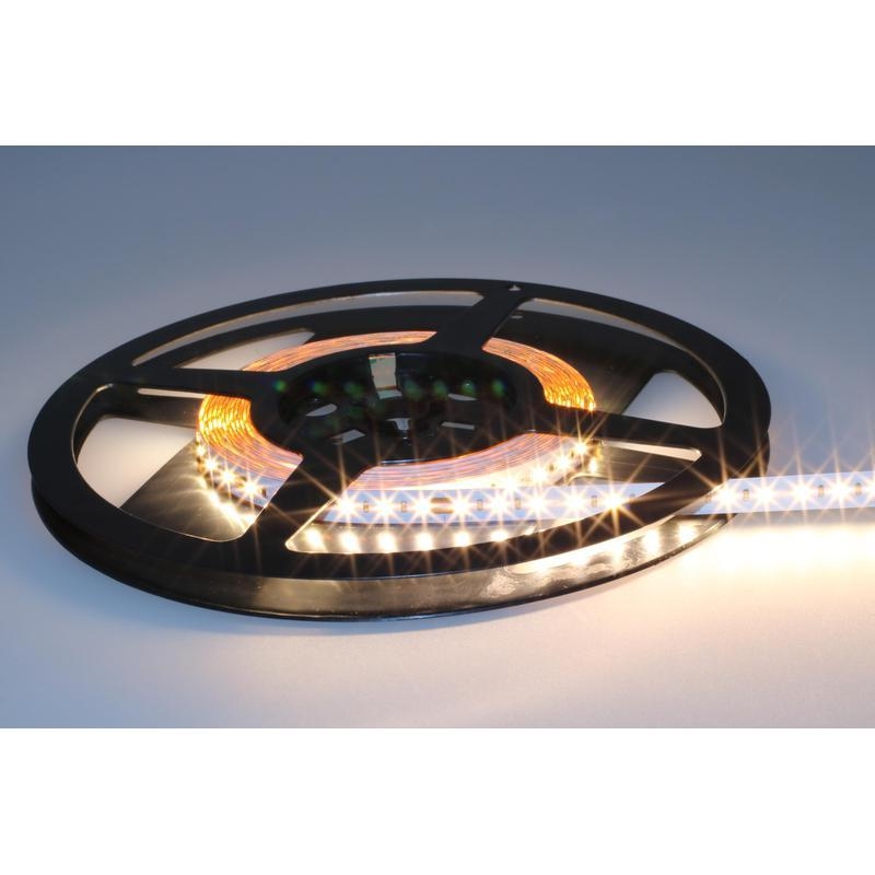 LED pás, 9,6W, 24V, 128pcs/m, 2835SMD, teplá biela, šírka 8mm