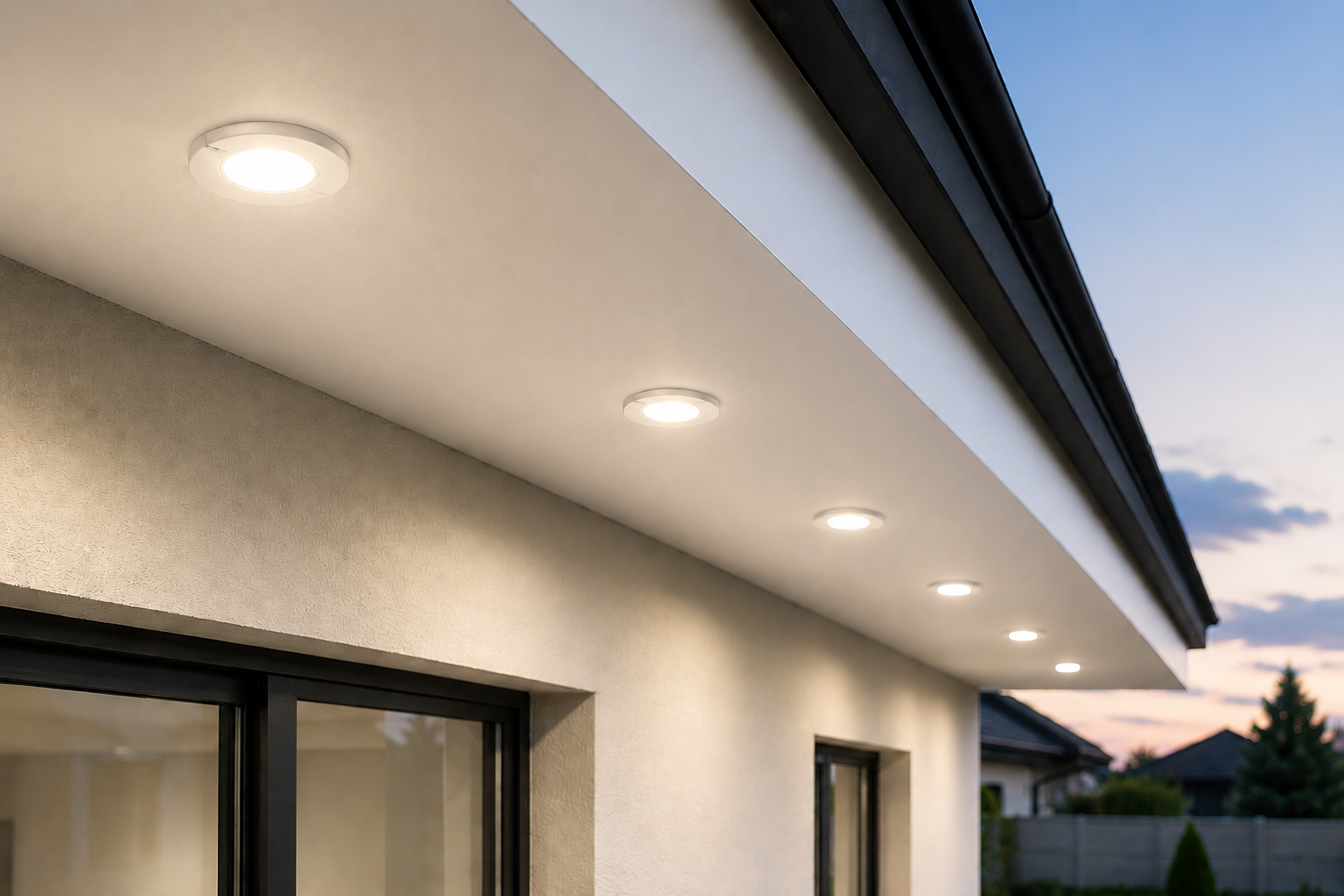 Exteriérové LED svietidlo okrúhle, 9W, NW, 230V, IP65 - Image 2