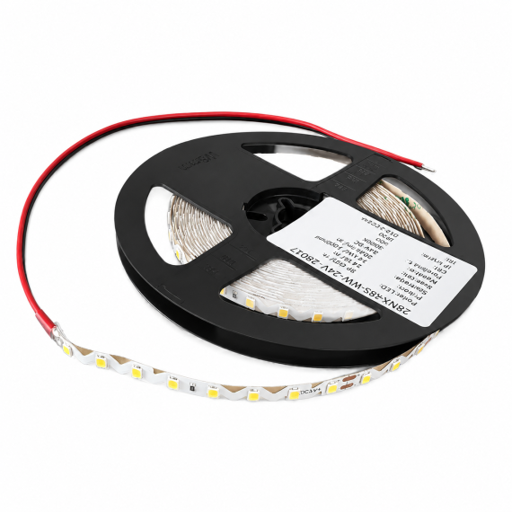 LED pás 14,W, 24V, 96pcs/m, 2835 SMD, CW, IP20, S-ohybný  6mm