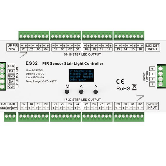 PIR sensor stair light controller
