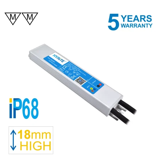 Slim napájací  zdroj pre LED 30W/12V pararelne zapojiteľný IP68