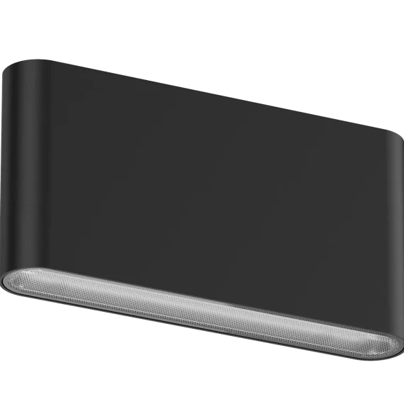 LED svietidlo fasádne POWERBANK čierne, 10W, NW, 230V