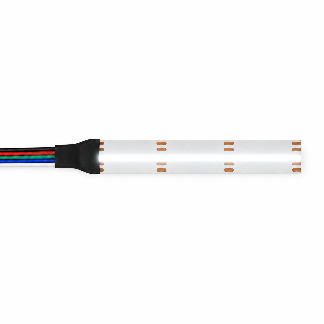 LED COB RGBW pás 20W, 24V, 448pcs/m, RGB+CW, IP20,šírka 12mm - Image 2