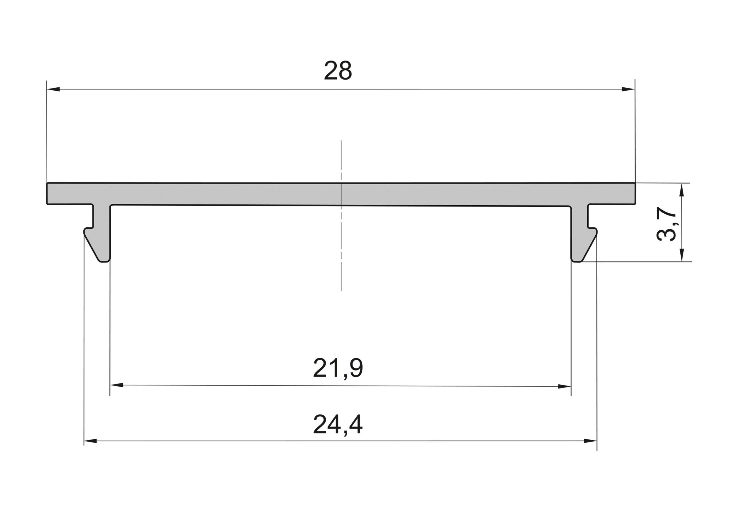 Difúzor číry PC-N28-ČÍRY - Image 2