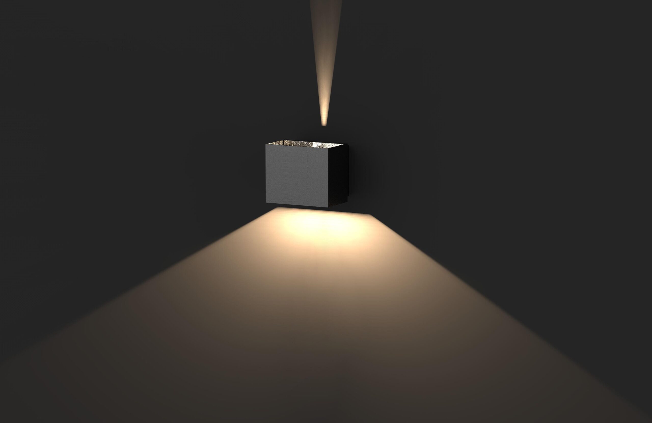 LED svietidlo fasádne WALLCUBE čierne, 10W, WW, 230V - Image 4