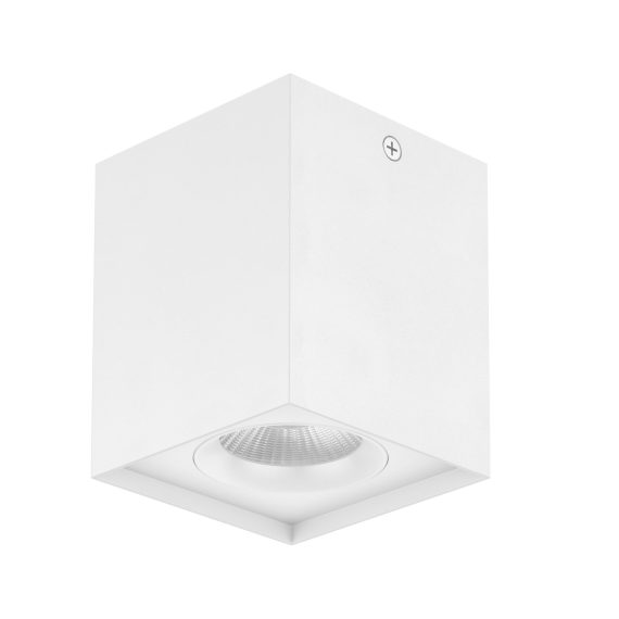 LED svietidlo stropné QUADRO čierne, 6W, NW, 230V, IP54