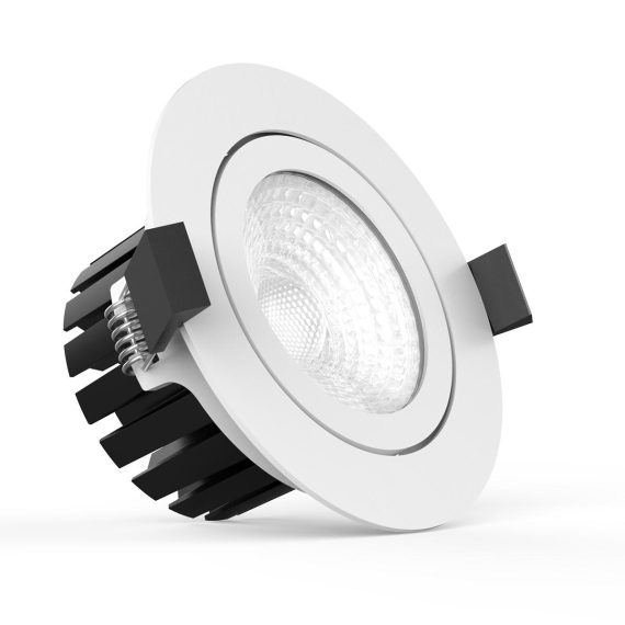 LED svietidlo zápustne CIRCULUS biele, 8W, NW, 230V, IP65