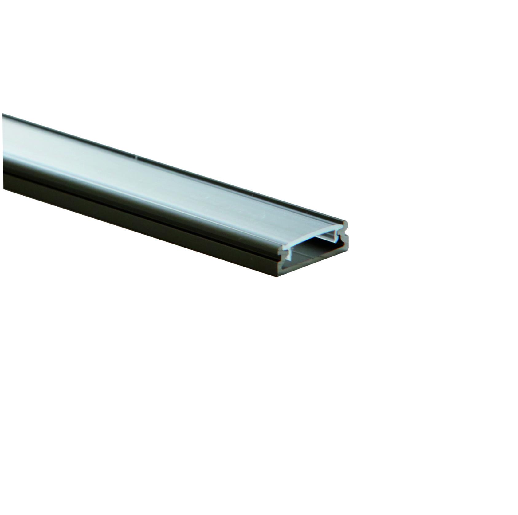Povrchový hliníkový profil BC36, bronzový, 19x6mm – Obrázok 3