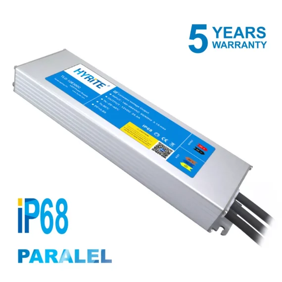 Slim napájací zdroj pre LED 300W/14V pararelne zapojiteľný IP68