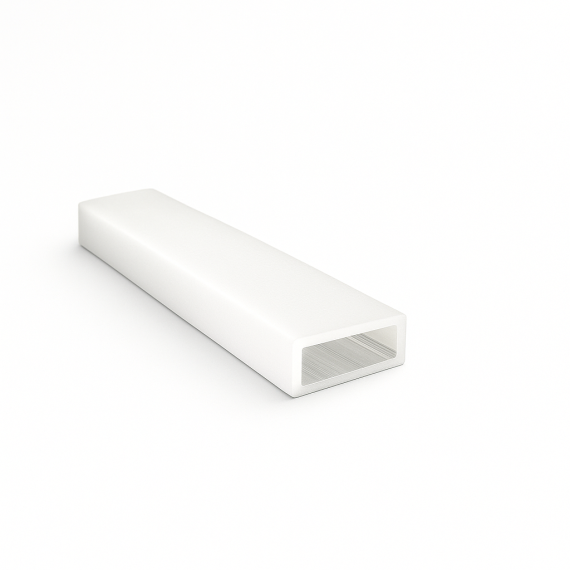 Povrchový profil 17x5mm s polykarbonátovým mliečnym plastom