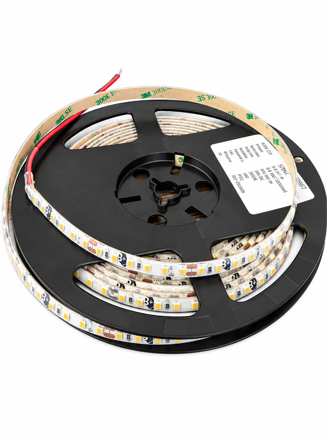 LED pás 9,6W, 24V, 120pcs/m - 2835 SMD, CW, IP52, šírka 8mm